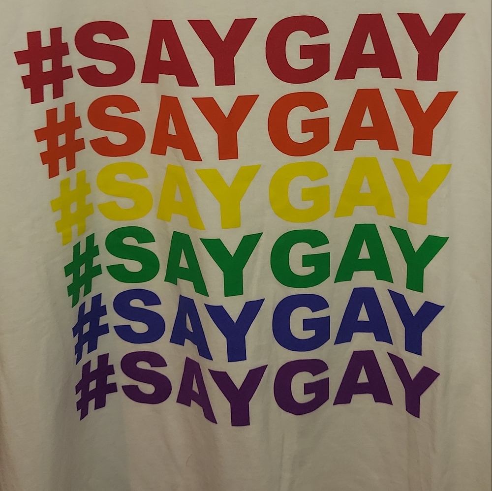 #saygay 1x tee new